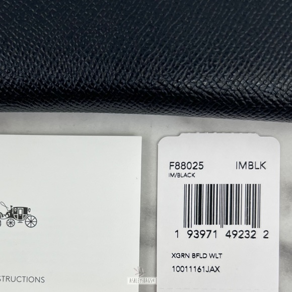 Coach Bifold Wallet In Black - Picture 6 of 6